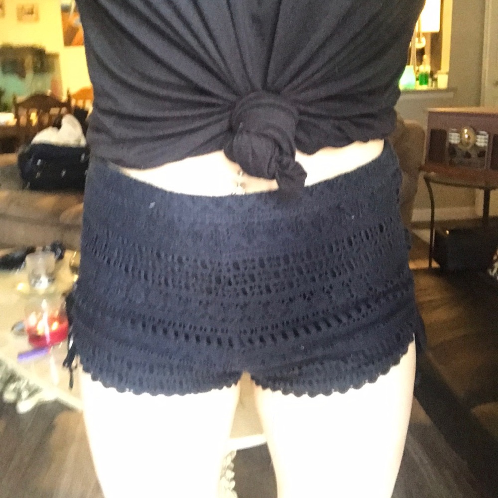 Lace shorts Kendall and Kylie